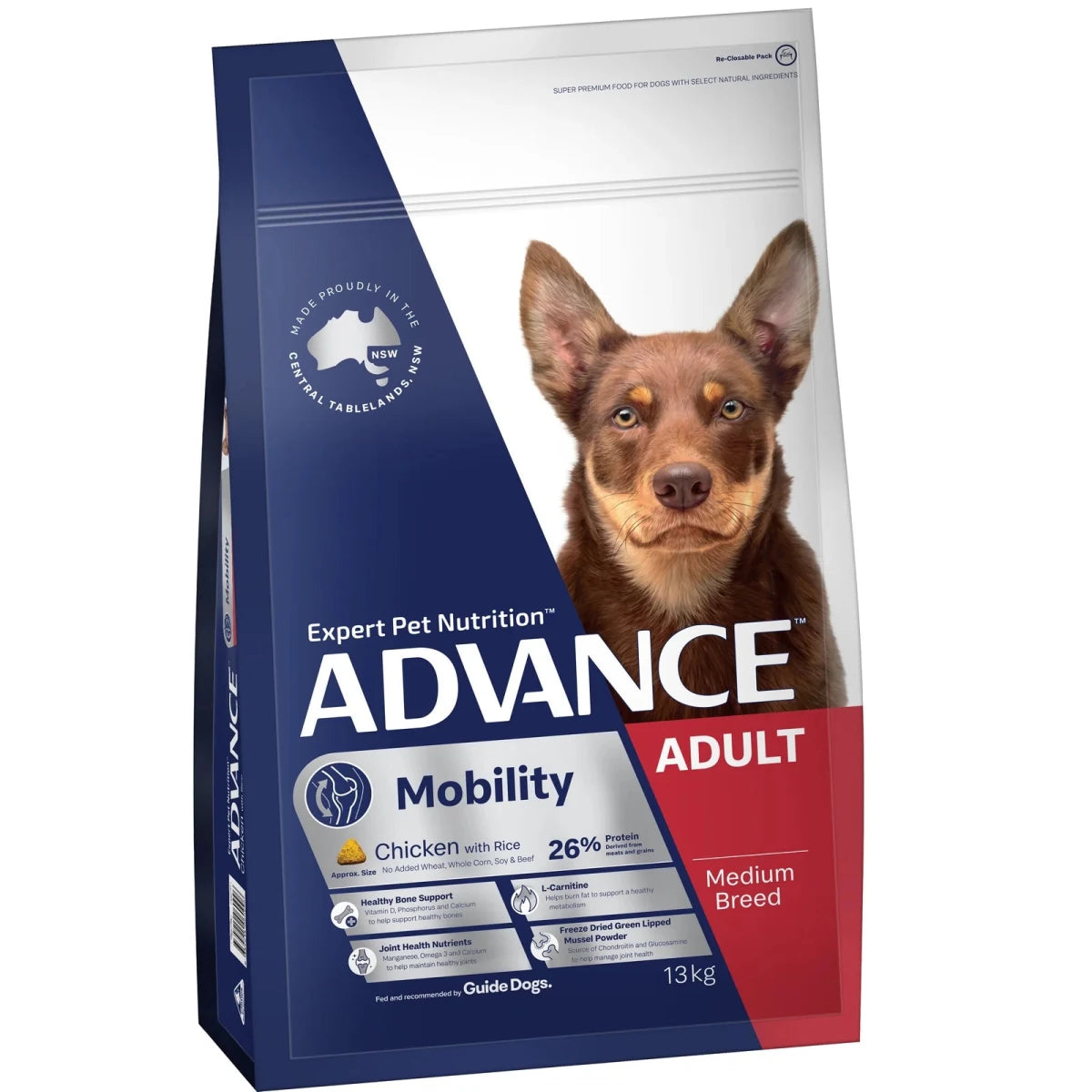 Advance Adult Dry Dog Food - Medium Breeds - Mobility - Ready Steady Pets