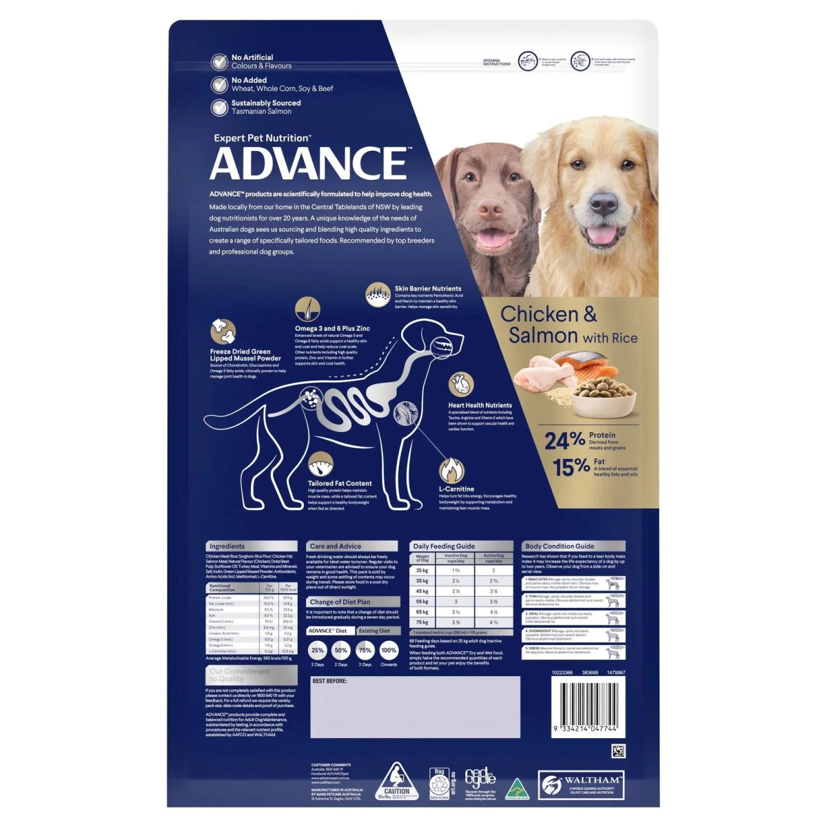 Advance Adult Dry Dog Food - Retrievers - Ready Steady Pets
