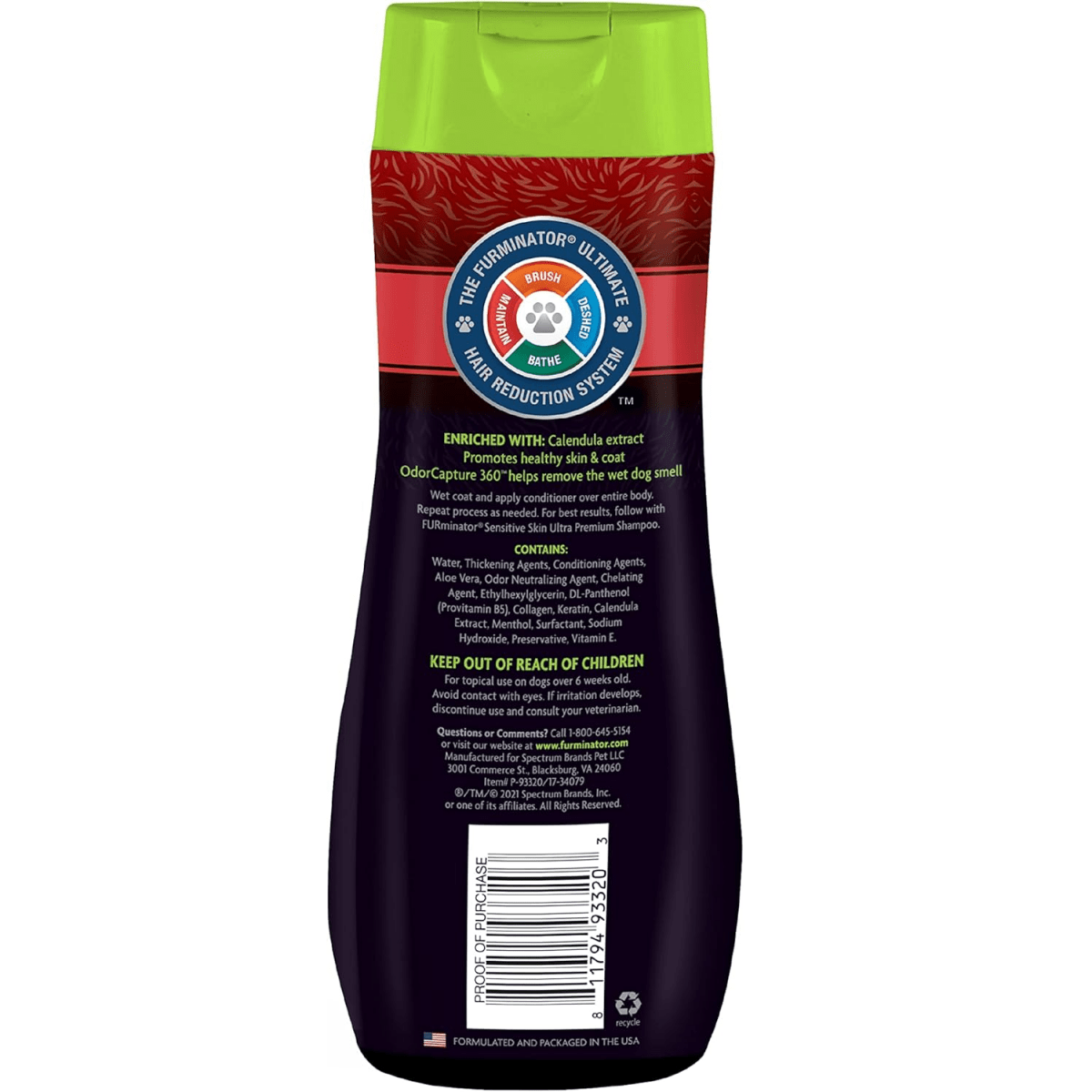 Furminator Sensitive Skin Ultra Premium Conditioner - Ready Steady Pets