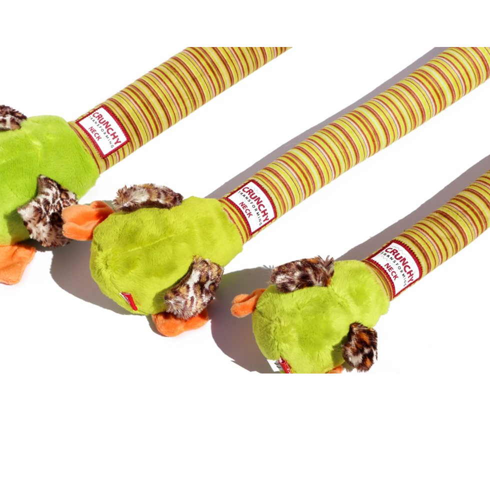 GiGwi Crunchy Neck Plush Duck Dog Toy - Ready Steady Pets