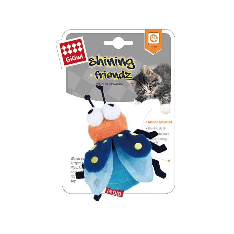 GiGwi Shining Friendz Firefly Cat Toy - Ready Steady Pets