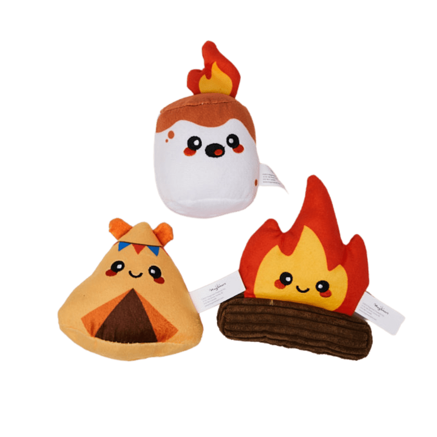 Hugsmart Camping Pups Plush Dog Toy Set - Ready Steady Pets