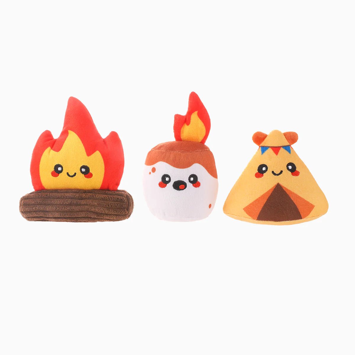 Hugsmart Camping Pups Plush Dog Toy Set - Ready Steady Pets