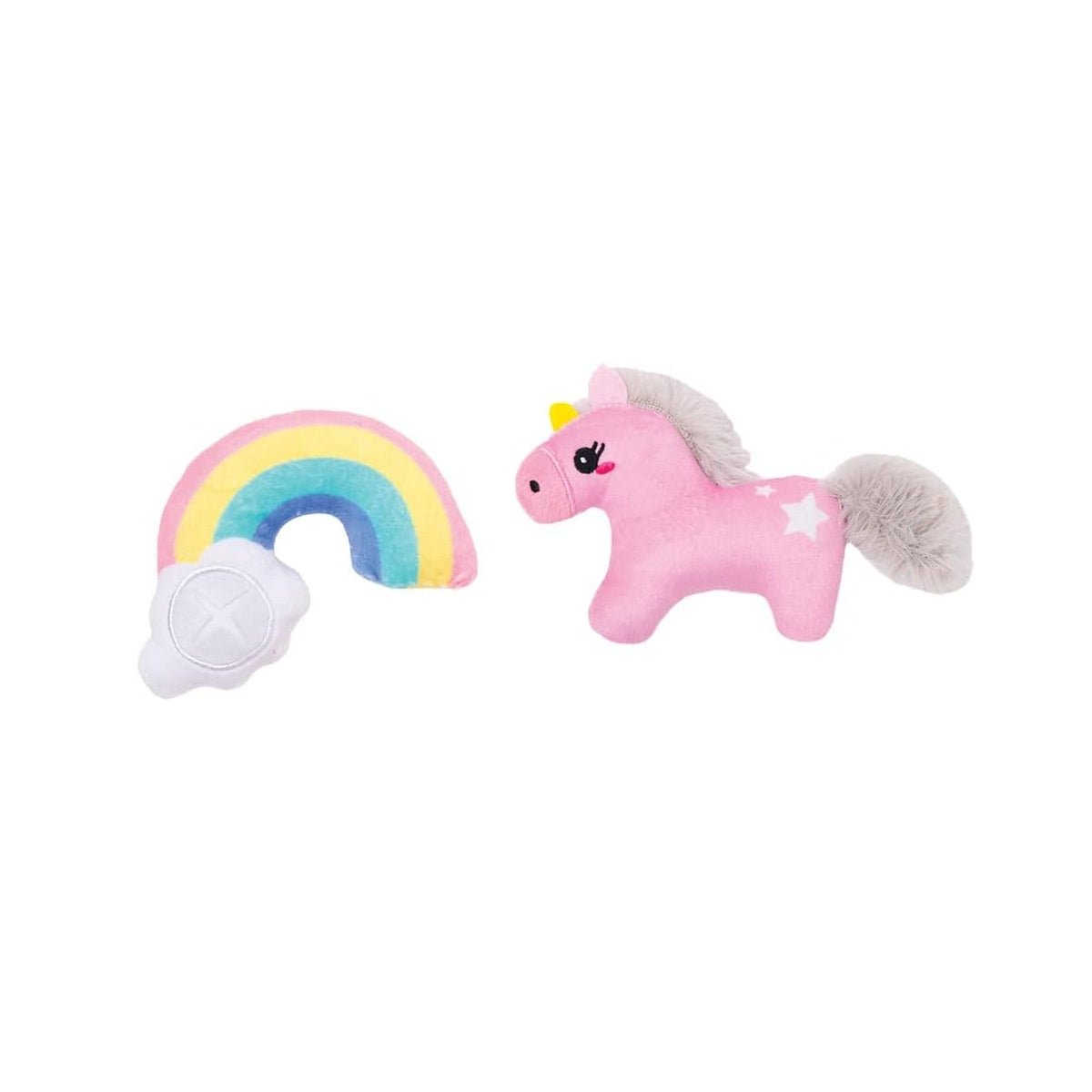 Hugsmart Crazy Catcher Unicorn & Rainbow Cat Toy - Ready Steady Pets