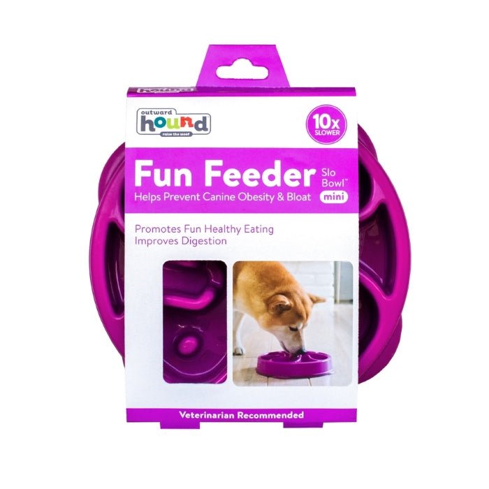 Outward Hound Fun Feeder Slo Bowl – Mini - Ready Steady Pets