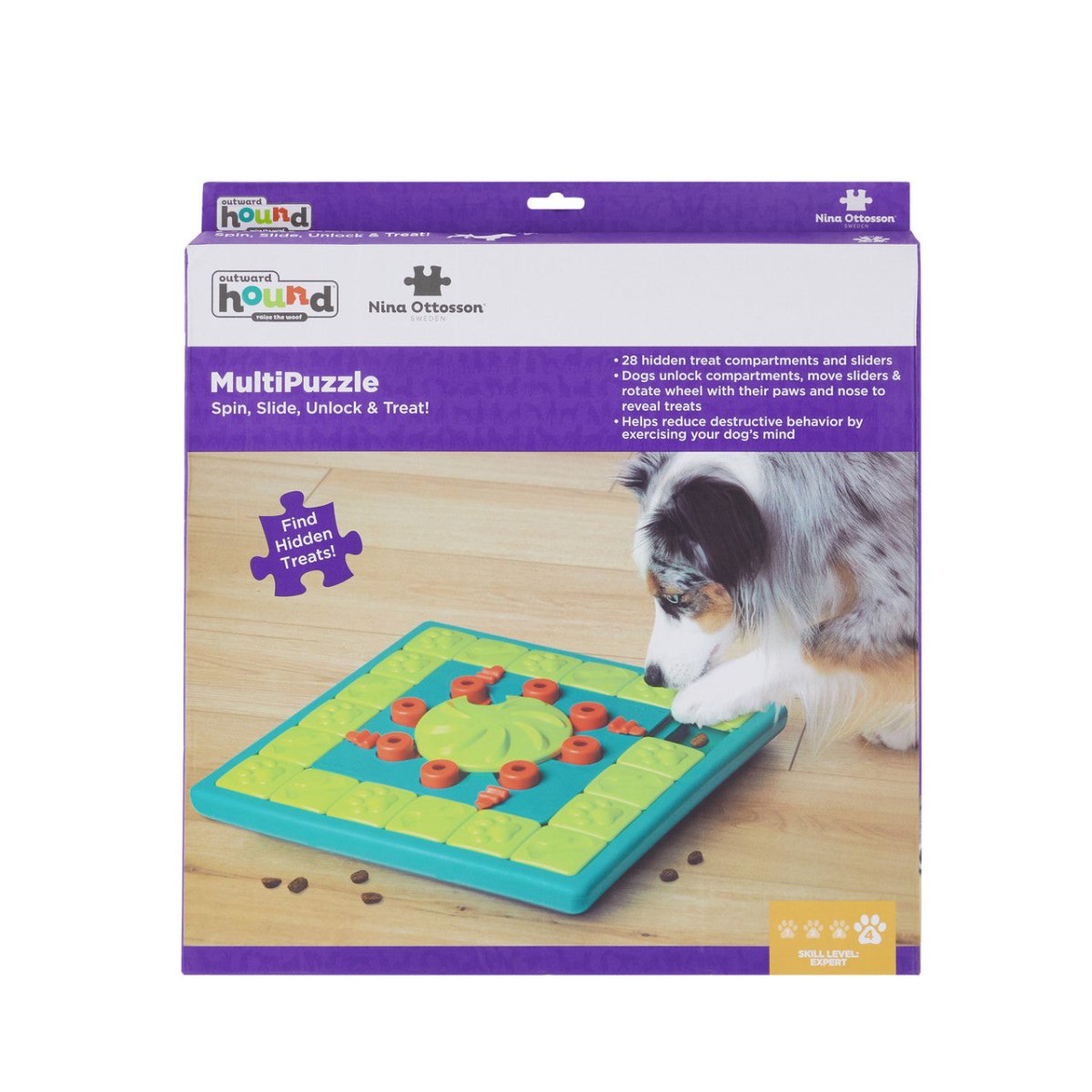 Outward Hound Nina Ottosson Dog MultiPuzzle (Level 4) - Ready Steady Pets