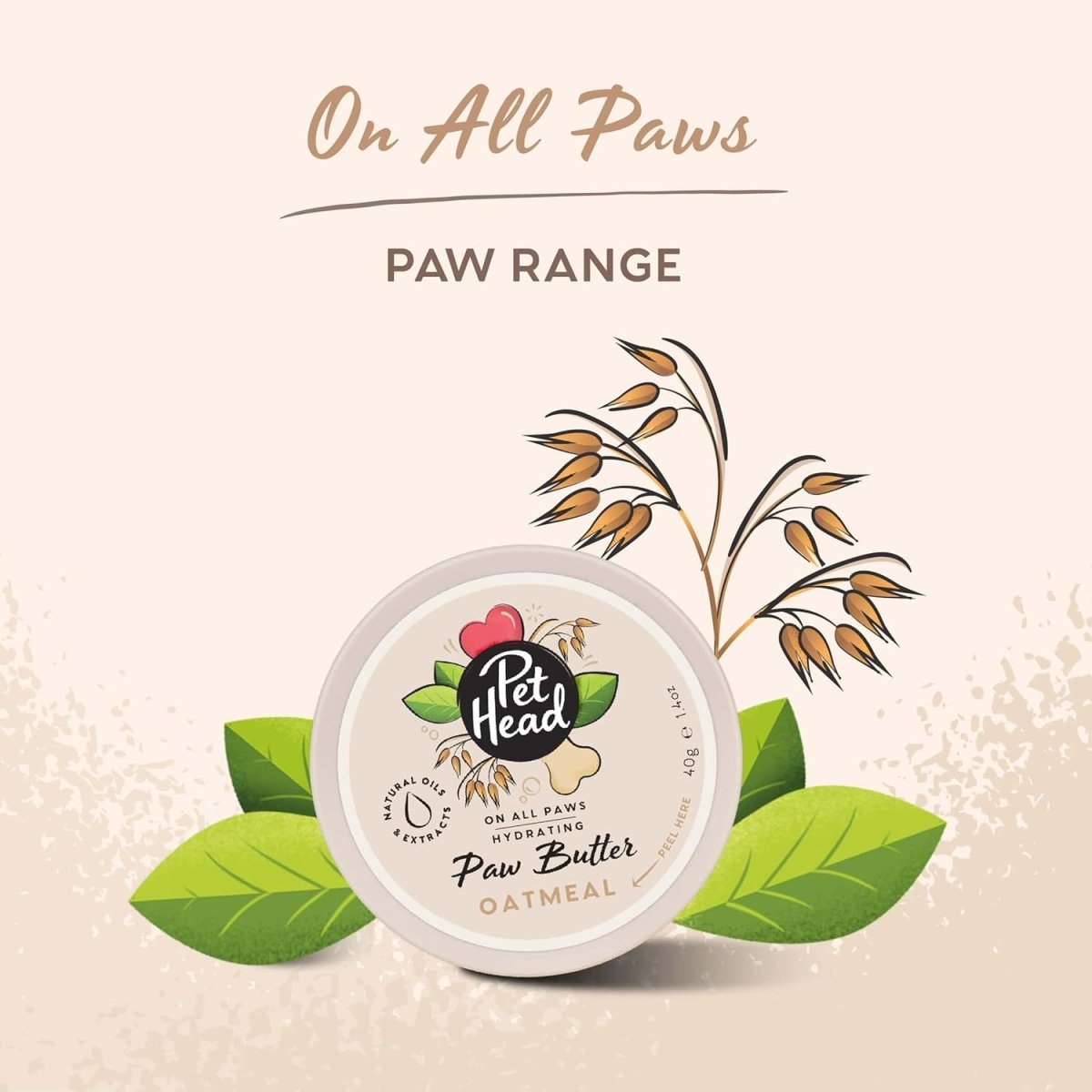 Pet Head On All Paws Oatmeal Paw Butter - Ready Steady Pets