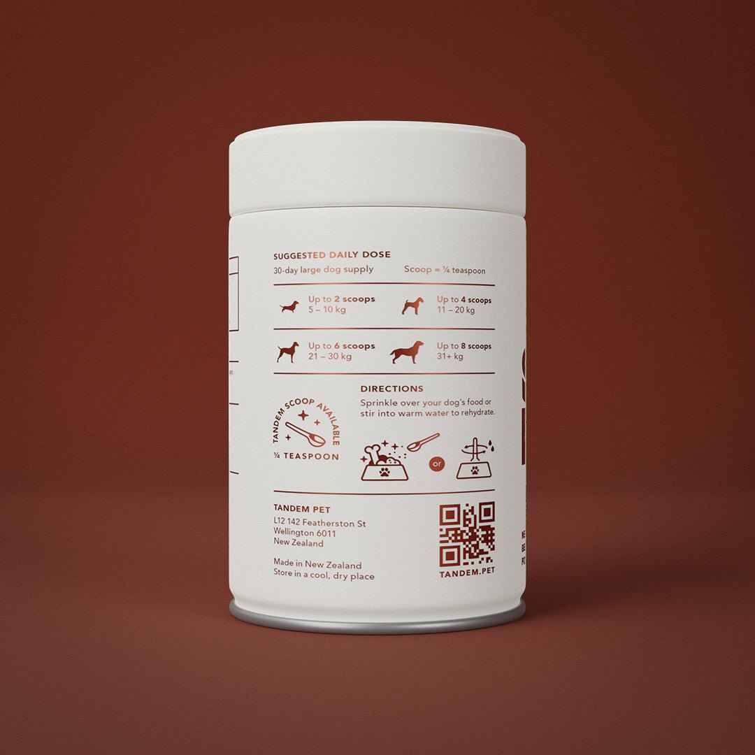 Tandem Super Foods New Zealand Beef Bone Broth Powder Cats and Dogs - Ready Steady Pets