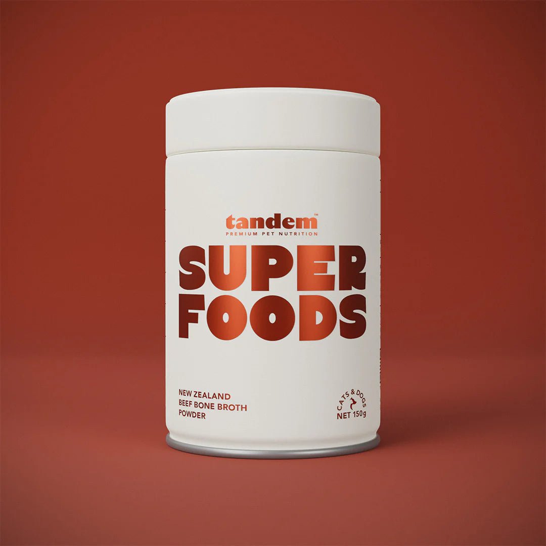 Tandem Super Foods New Zealand Beef Bone Broth Powder Cats and Dogs - Ready Steady Pets