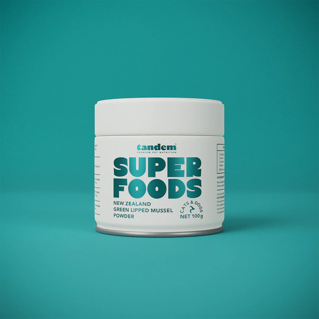 Tandem Super Foods New Zealand Green Lipped Mussel Powder Cats and Dogs - Ready Steady Pets