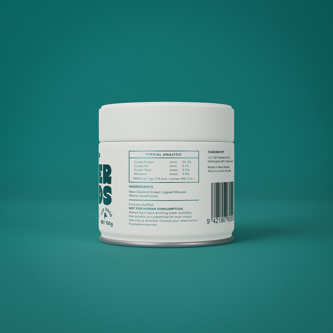 Tandem Super Foods New Zealand Green Lipped Mussel Powder Cats and Dogs - Ready Steady Pets
