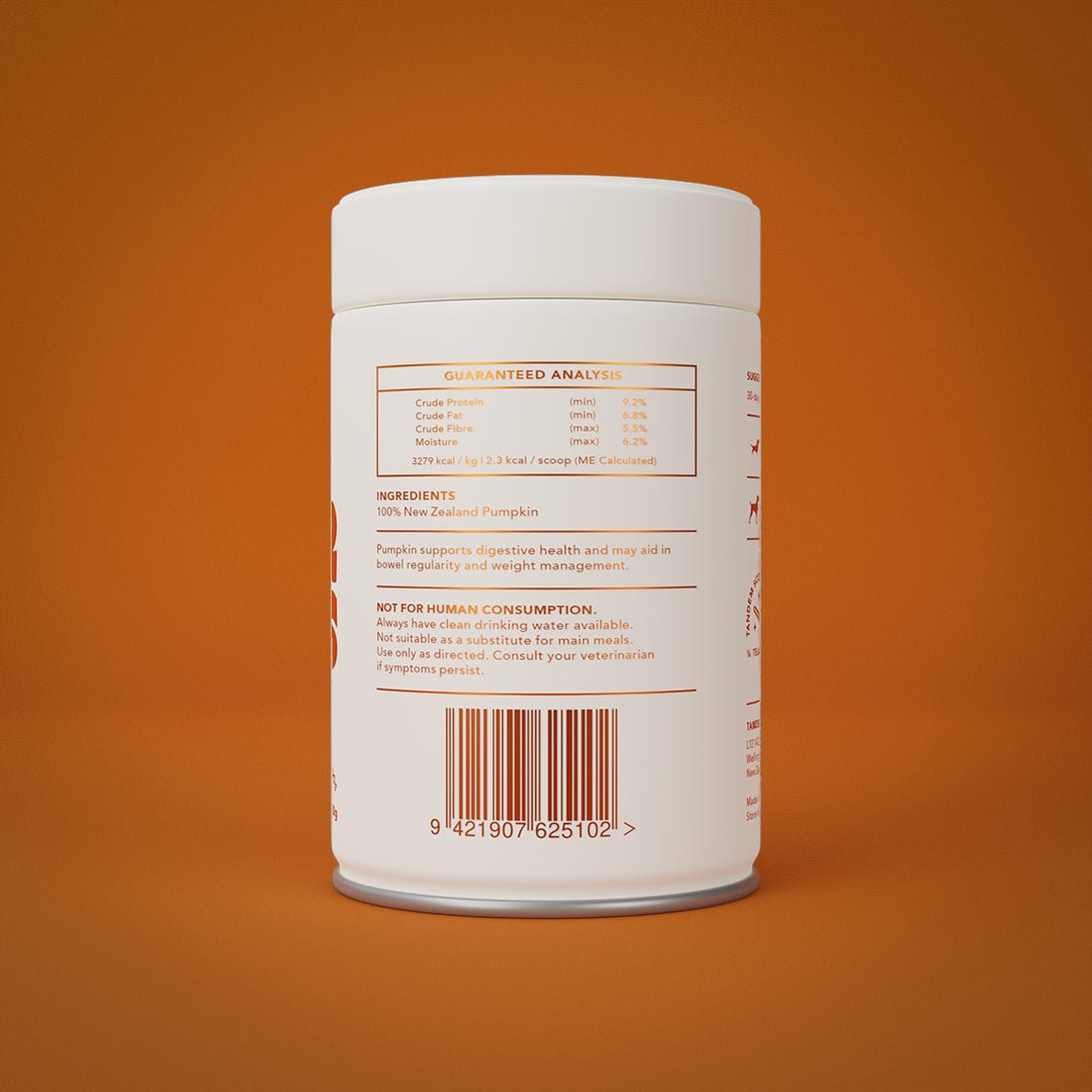 Tandem Super Foods New Zealand Pumpkin Powder Cats and Dogs - Ready Steady Pets