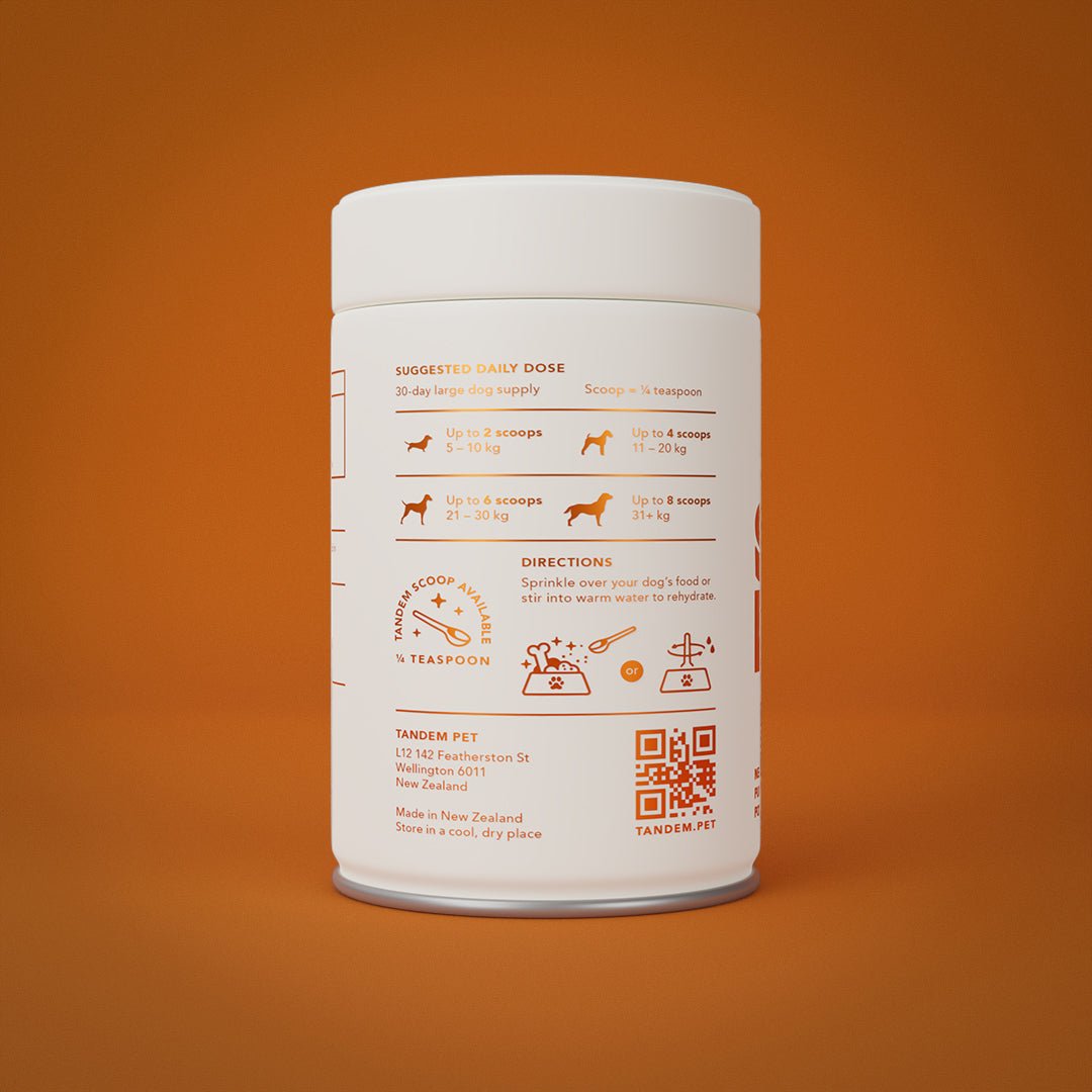 Tandem Super Foods New Zealand Pumpkin Powder Cats and Dogs - Ready Steady Pets