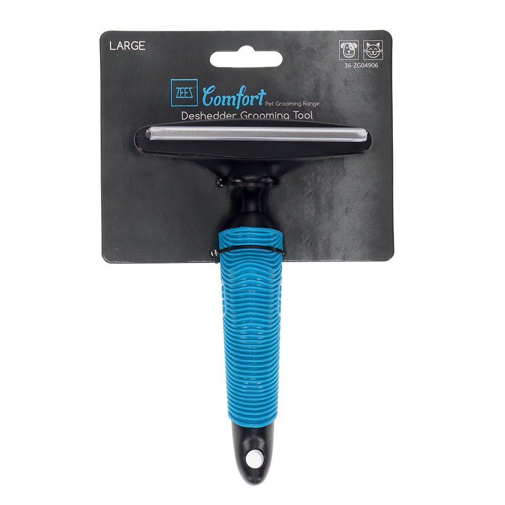 ZEEZ Comfort Deshedder Grooming Tool - Ready Steady Pets