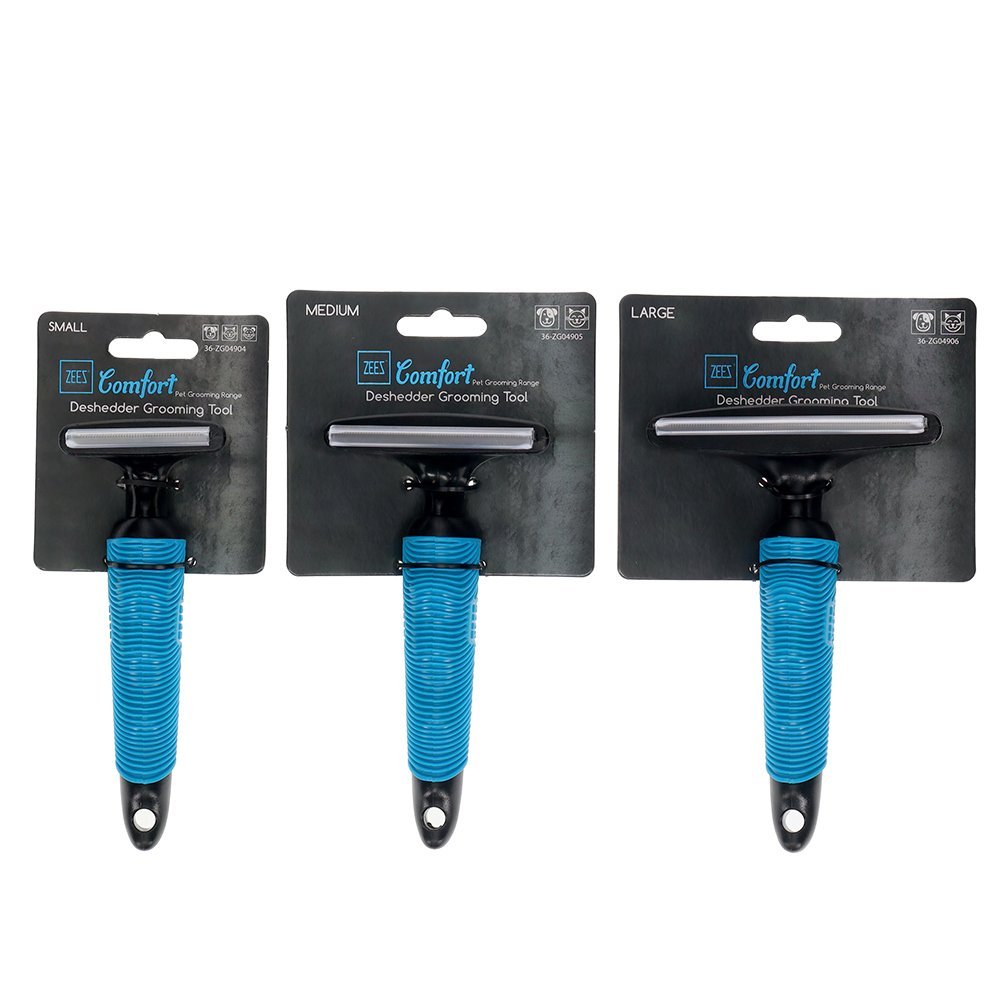 ZEEZ Comfort Deshedder Grooming Tool - Ready Steady Pets